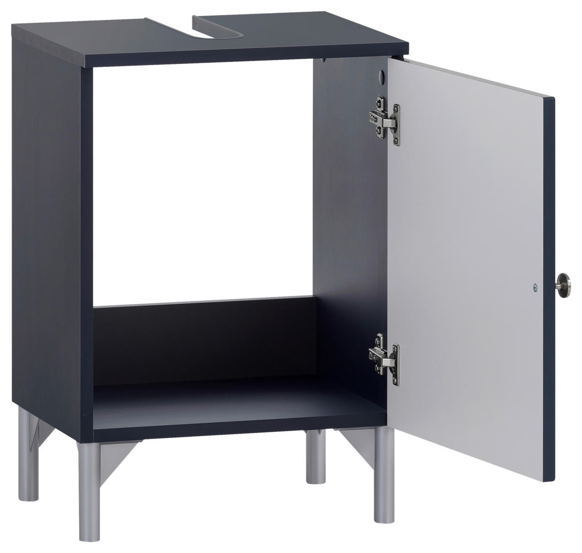 Waschbeckenunterschrank Jesper blau dunkel B/H/T: ca. 40,3x58,5x32 cm Jesper - blau (40,30/58,50/32,00cm) - Möbelpartner