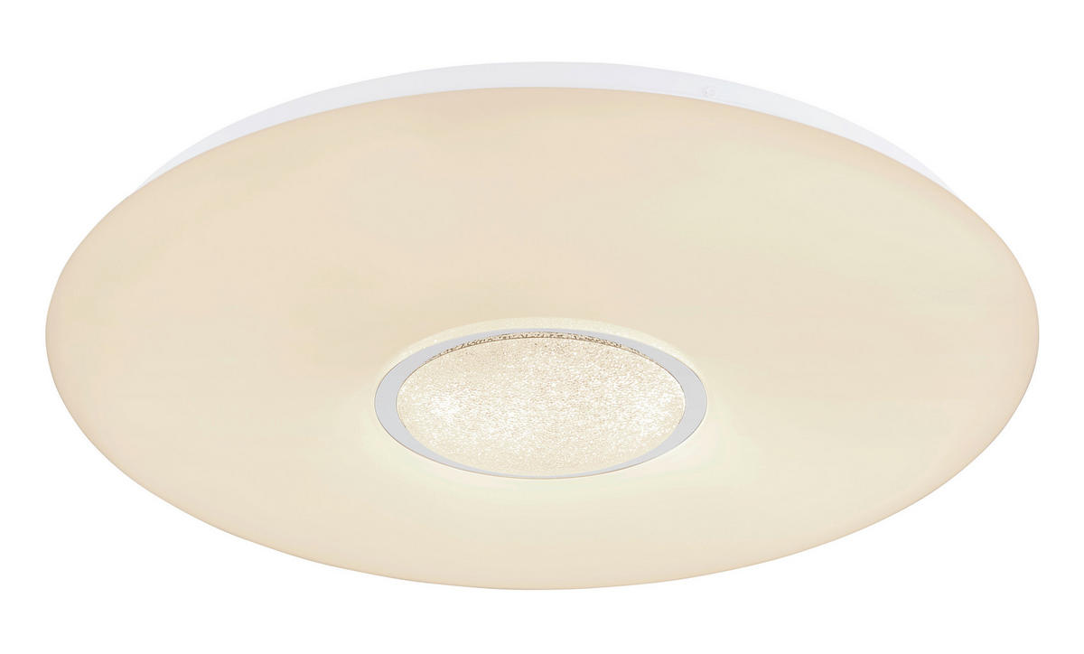 GLOBO Deckenleuchte 41367-40DS weiß Metall Kunststoff D: ca. 48,5 cm LED-Deckenleuchte_Sully - weiß (48,50cm) - GLOBO