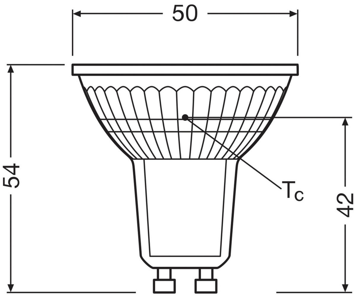 OSRAM Reflektorlampe AC32703 GU10 AC32703 - OSRAM
