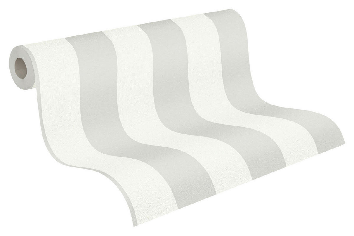 A.S.Creation Vliestapete Trendwall 2 Streifen grau B/L: ca. 53x1005 cm Trendwall 2 - grau (53,00/1005,00cm) - A.S.Creation