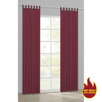 Sensation Schlaufenvorhang Look burgund B/L: ca. 140x235 cm Look - burgund (140,00/235,00cm) - Sensation