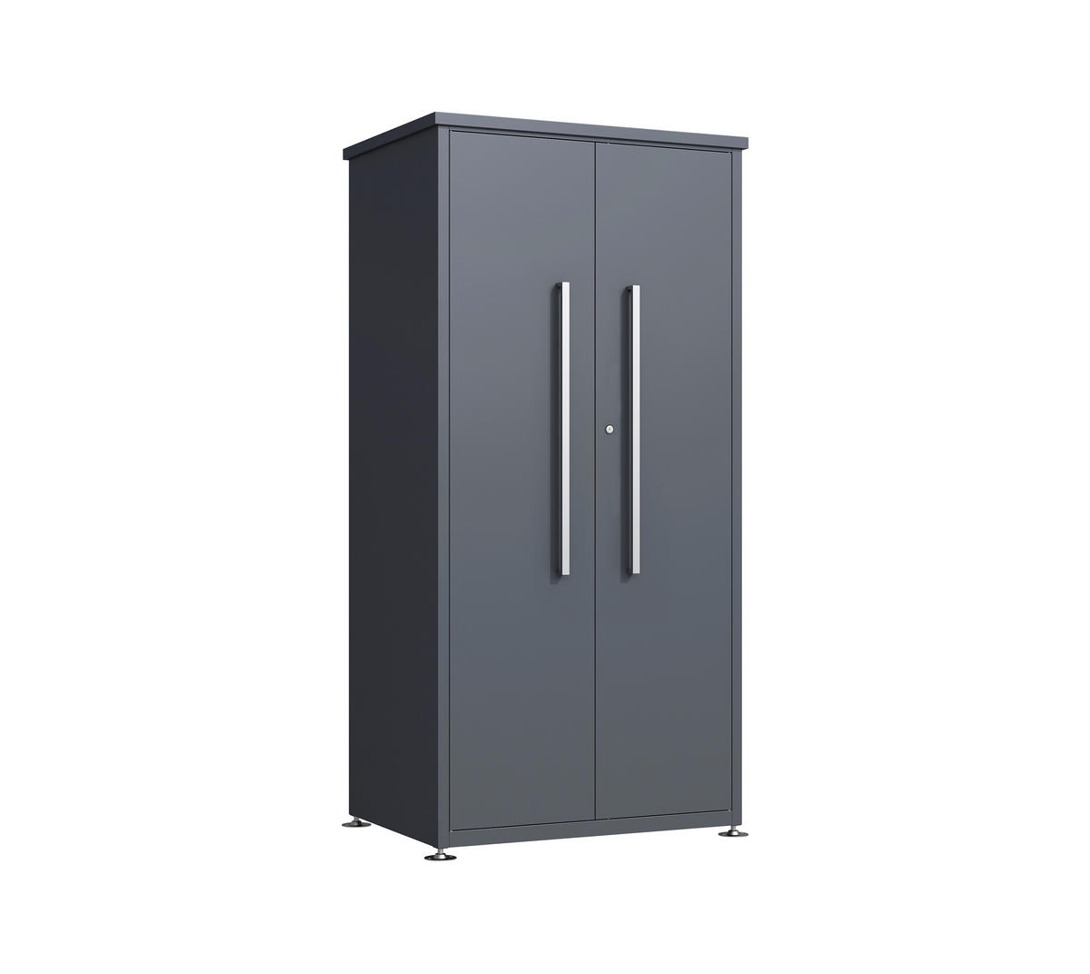 Westmann Gartenschrank Capsa anthrazit Stahl B/H/L: ca. 90x187x65 cm Capsa - anthrazit (65,00/90,00/187,00cm) - Westmann