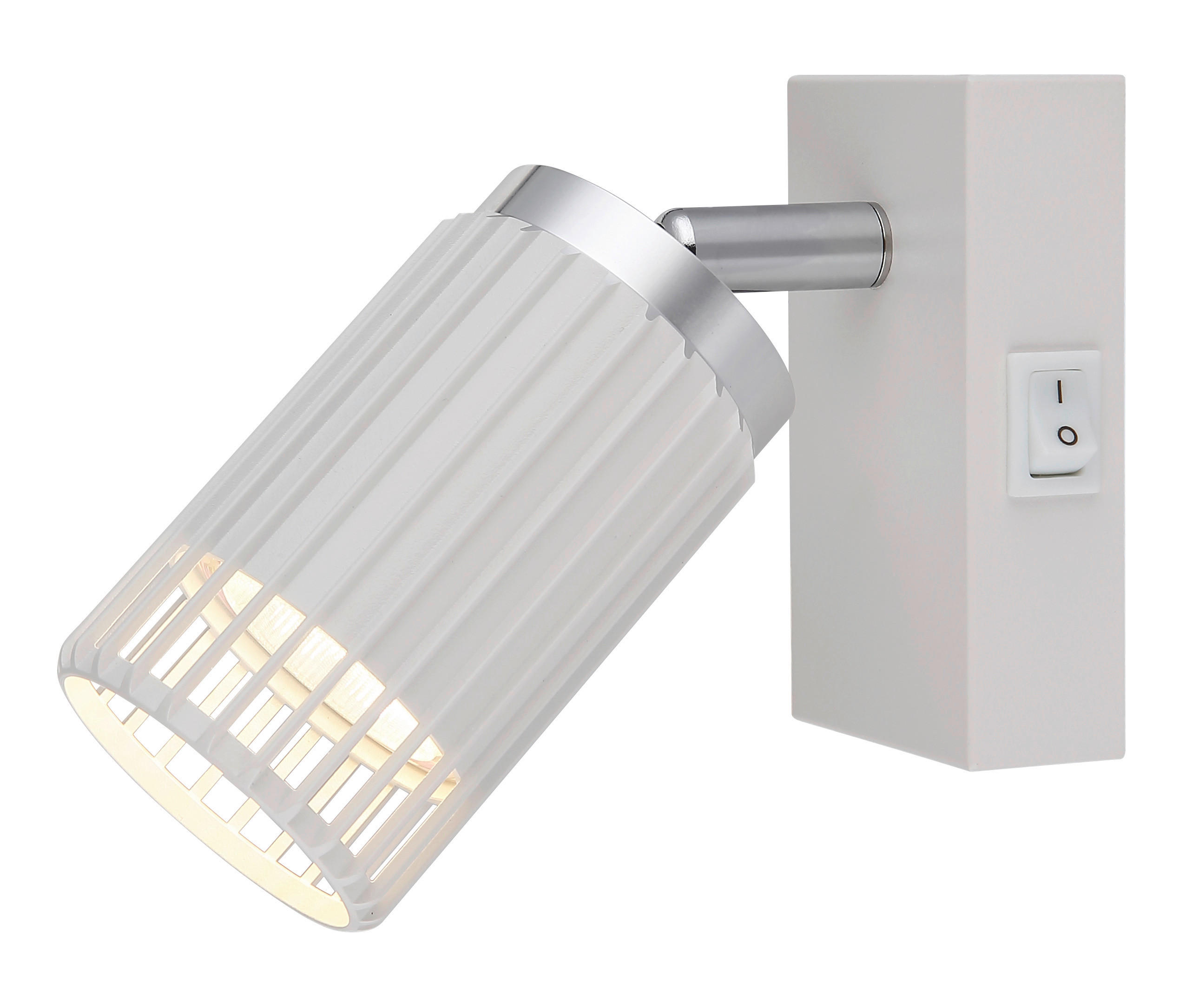 Thumbnail - GLOBO Strahler weiß Metall Aluminium B/H: ca. 7x12 cm GU10 1 Brennstellen