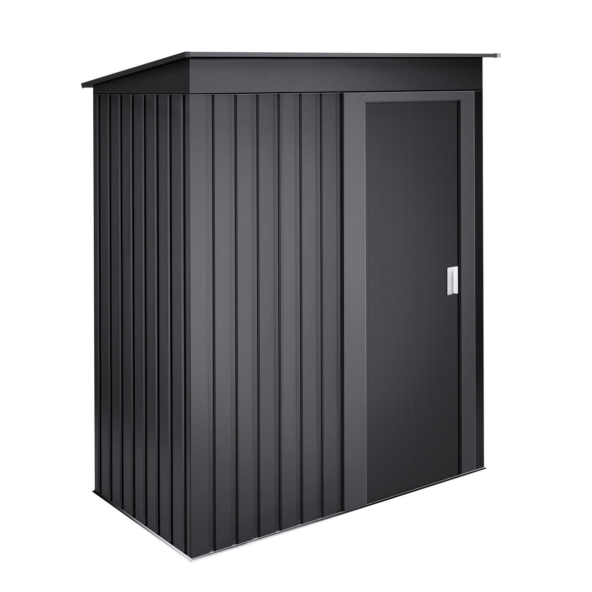 HOGGAR Gerätehaus Hede anthrazit B/H/L: ca. 162x181x86 cm Hede - anthrazit (86,00/162,00/181,00cm) - HOGGAR