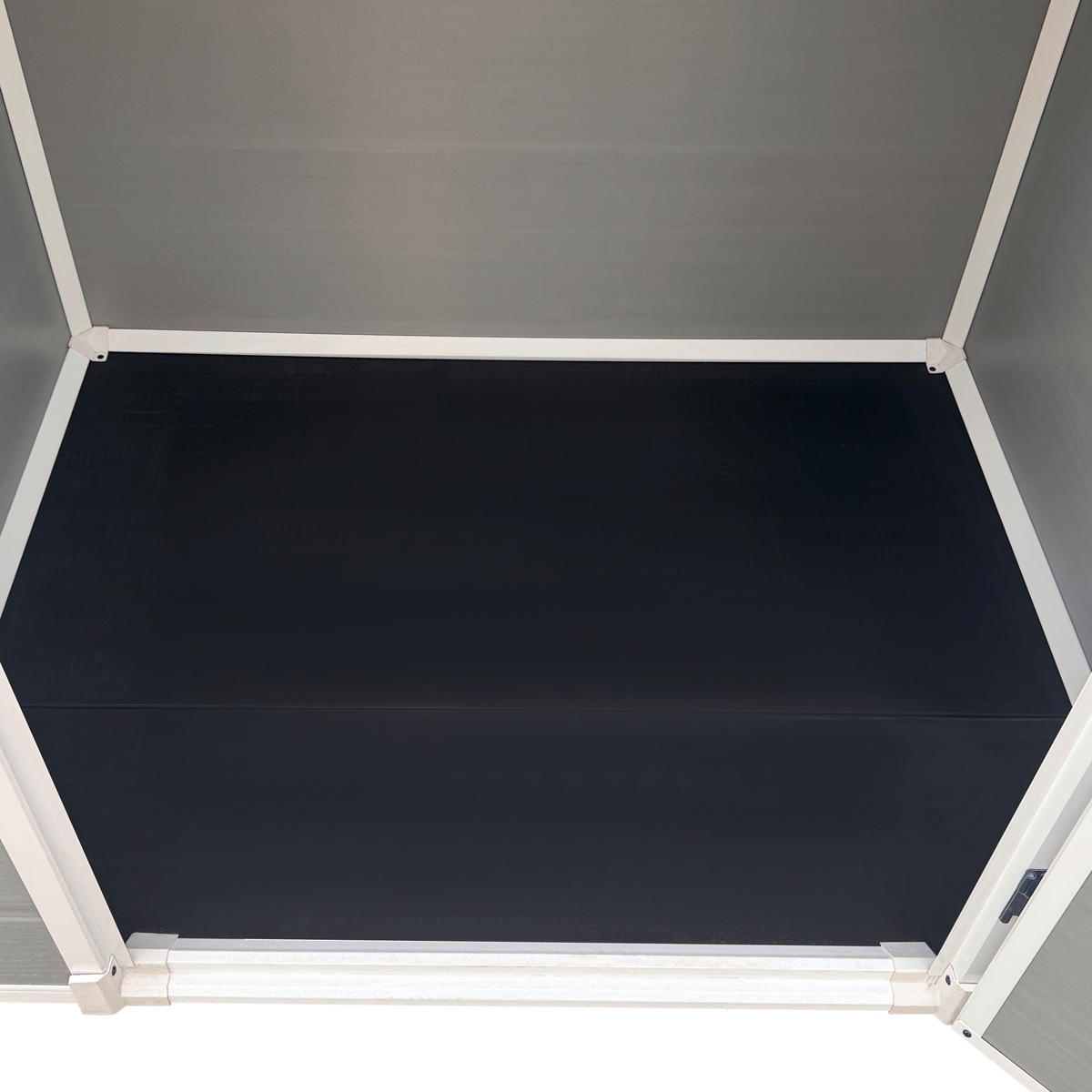 POCOline Gartenhaus Basic grau Basic - weiß/grau - POCOline