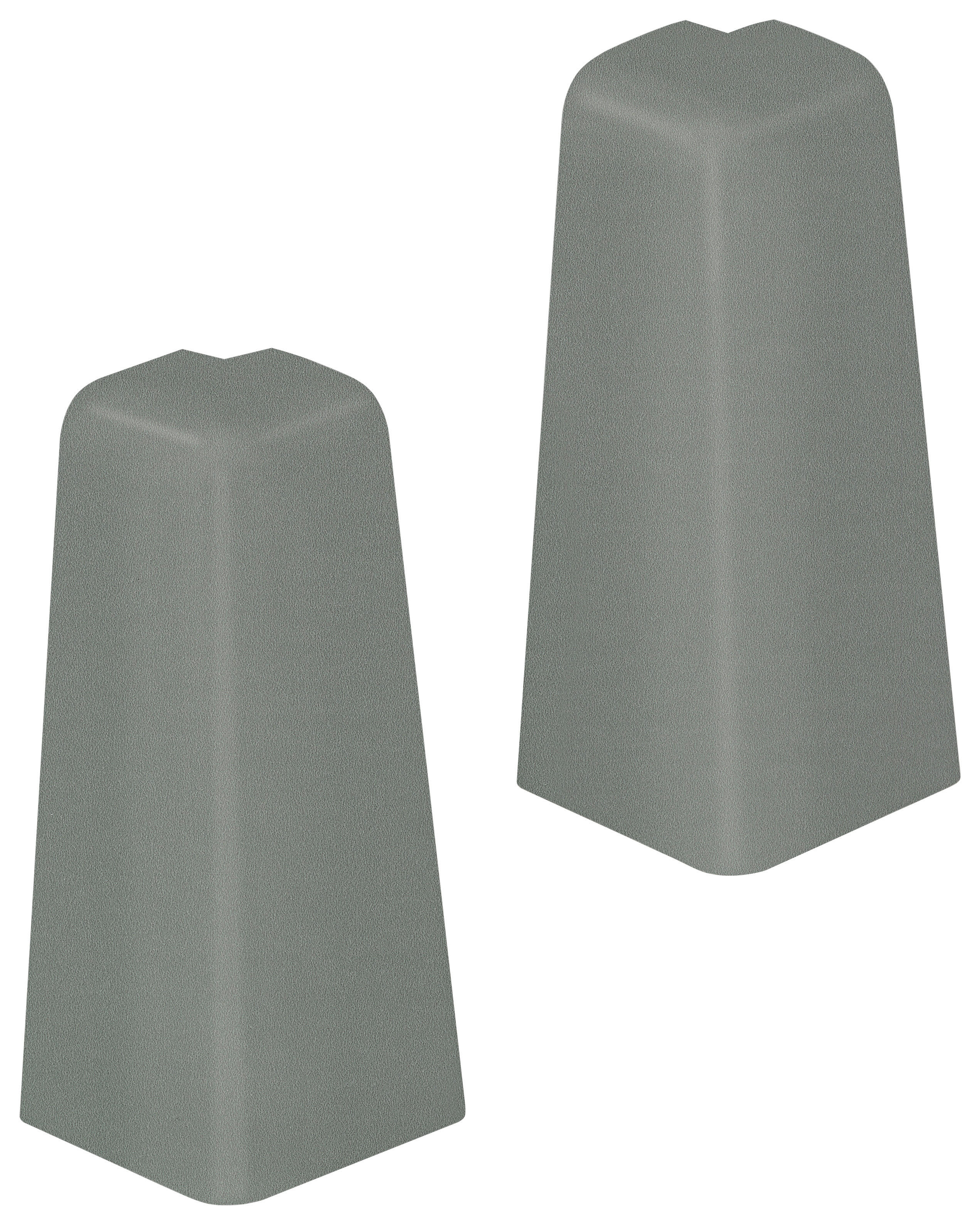 Außenecke grau L/B/H: ca. 2,6x2,6x5,96 cm Außenecke für 58mm SL 2086 grau - grau (2,60/2,60/5,96cm)