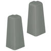 Außenecke grau L/B/H: ca. 2,6x2,6x5,96 cm Außenecke für 58mm SL 2086 grau - grau (2,60/2,60/5,96cm)