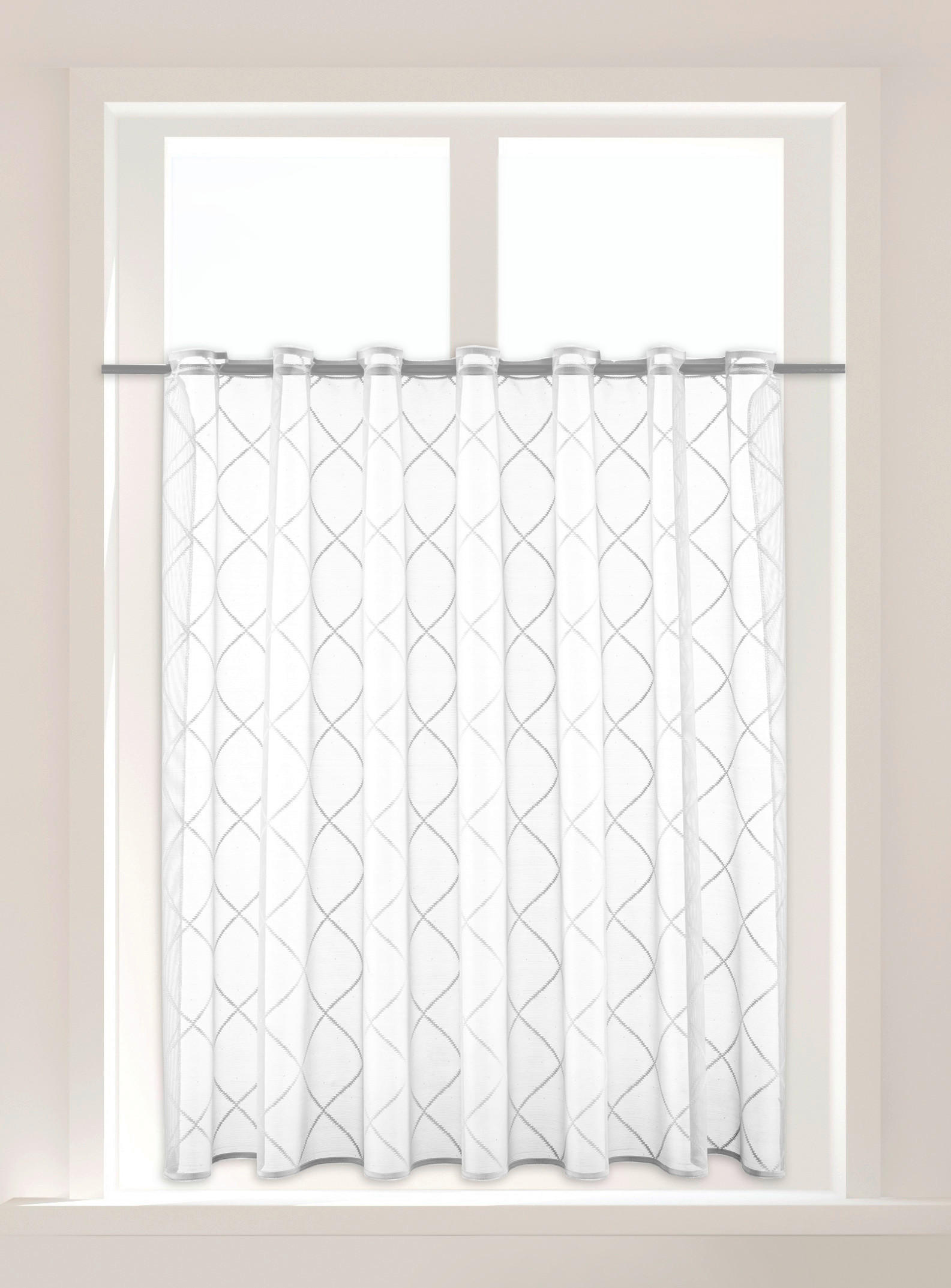 Scheibengardine Metten weiß B/L: ca. 140x90 cm Metten - weiß (140,00/90,00cm) - POCOline