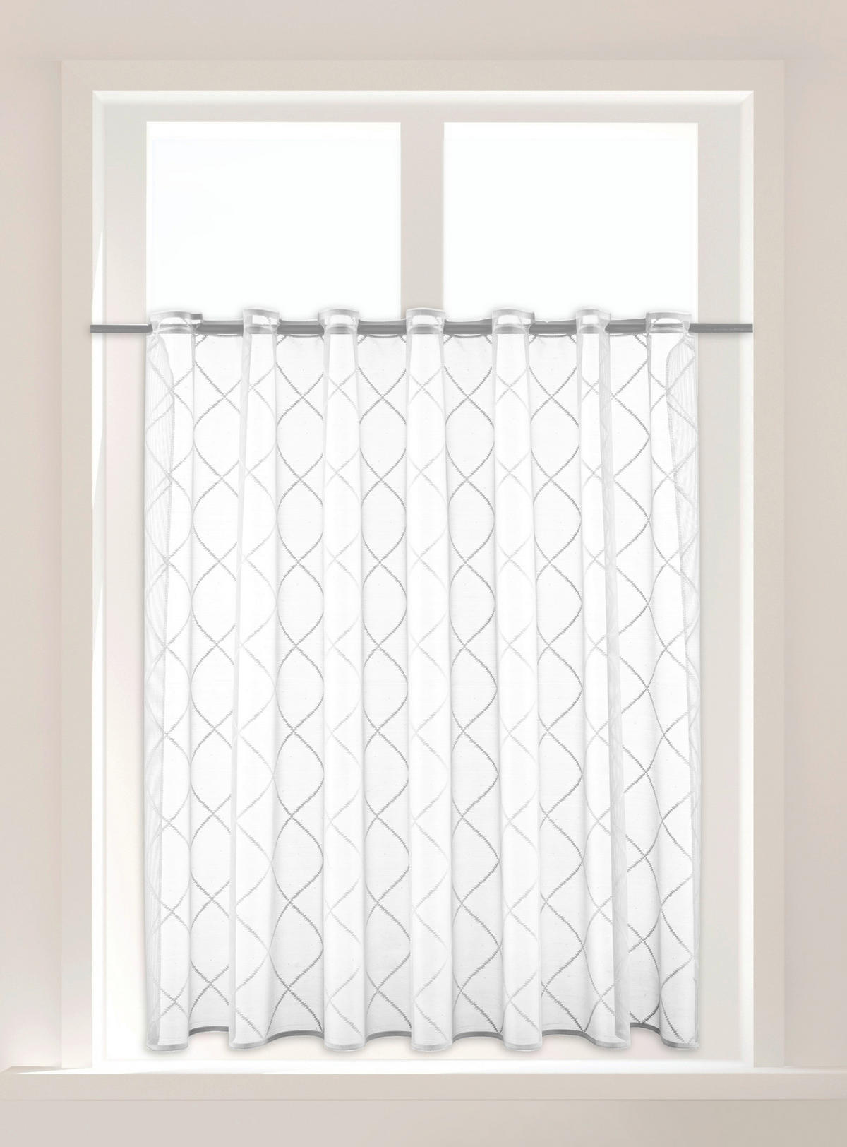 Scheibengardine Metten weiß B/L: ca. 140x90 cm Metten - weiß (140,00/90,00cm) - POCOline