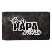 Schneidbrett Frühstücksbrettchen_Papa - dunkelgrau (23,50/14,00/0,40cm)