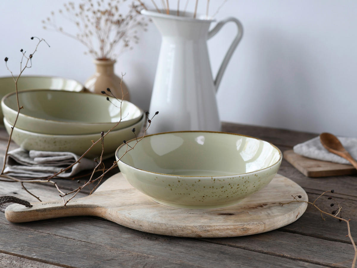 CreaTable Schüssel-Set Nature Collection Earth braun Steinzeug Nature Collection Earth - braun - CreaTable