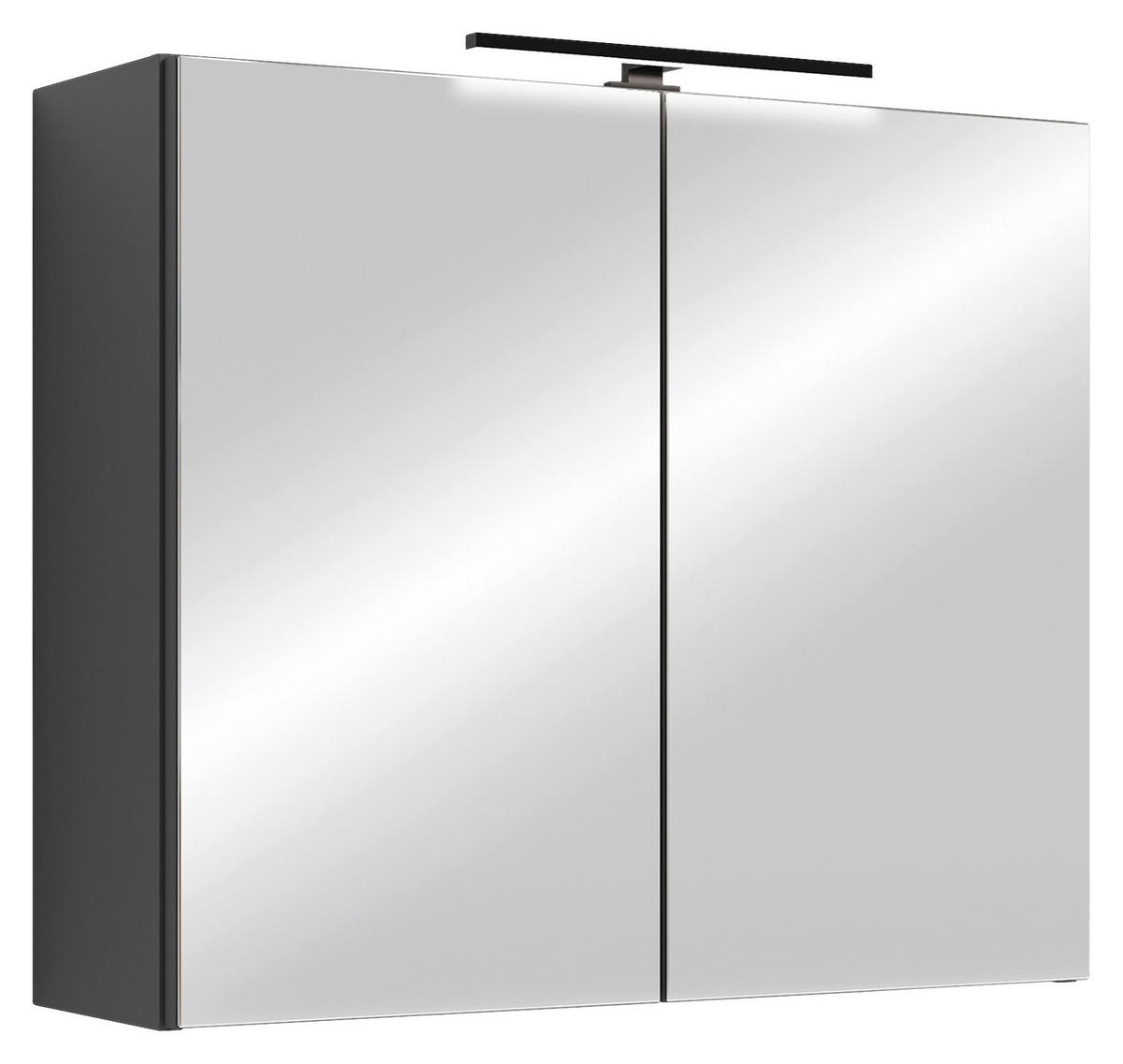 Spiegelschrank SPREE anthrazit B/H/T: ca. 70x60x20 cm SPREE - anthrazit (70,00/60,00/20,00cm) - byLIVING