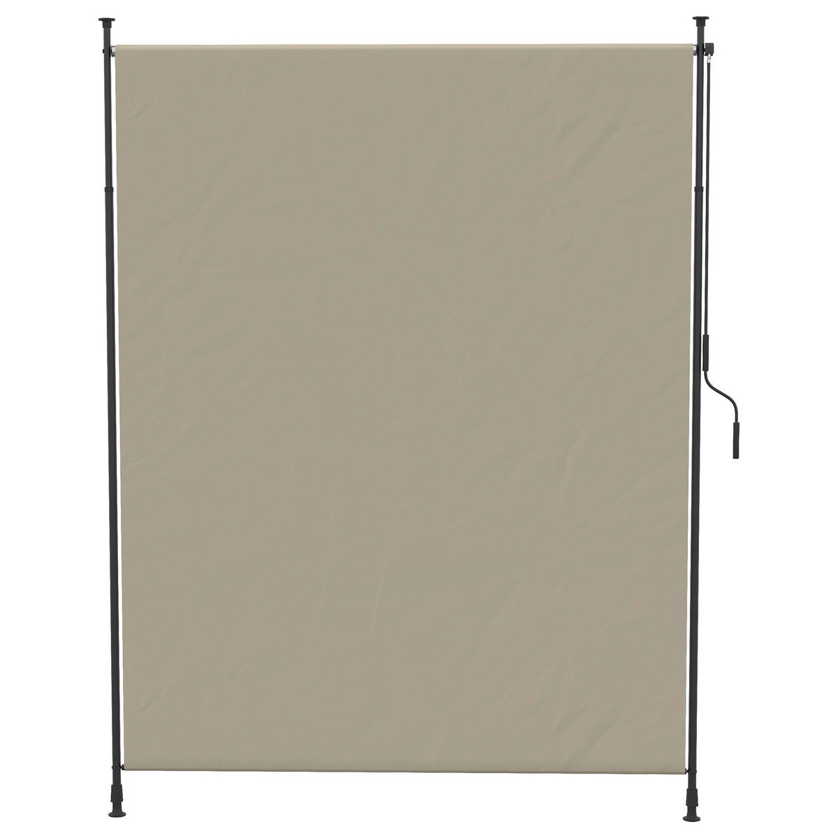 Outsunny Seitenmarkise sand Aluminium B/H/L: ca. 3,8x305x200 cm Seitenmarkise - sand (200,00/3,80/305,00cm) - Outsunny