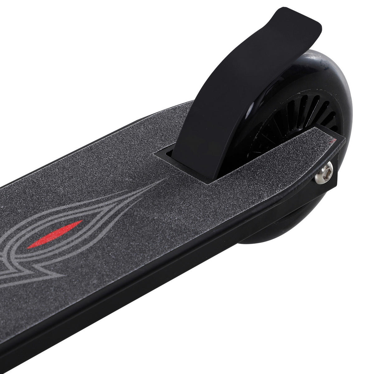 HOMCOM Kinder-Tretroller schwarz B/H/L: ca. 47,2x86x68 cm Tretroller_für_Kinder - schwarz (68,00/47,20/86,00cm) - HOMCOM