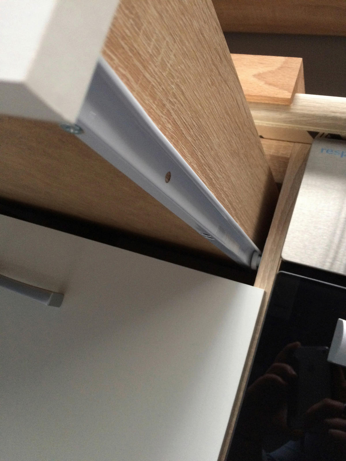 Respekta Küchenblock Economy weiß matt B/H/T: ca. 270x200x60 cm Economy - Eiche/weiß (270,00/200,00/60,00cm) - Respekta