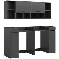 Waschmaschinenumbauschrank Free anthrazit B/H/T: ca. 190x195x60 cm Free - anthrazit (190,00/195,00/60,00cm) - xonox.home