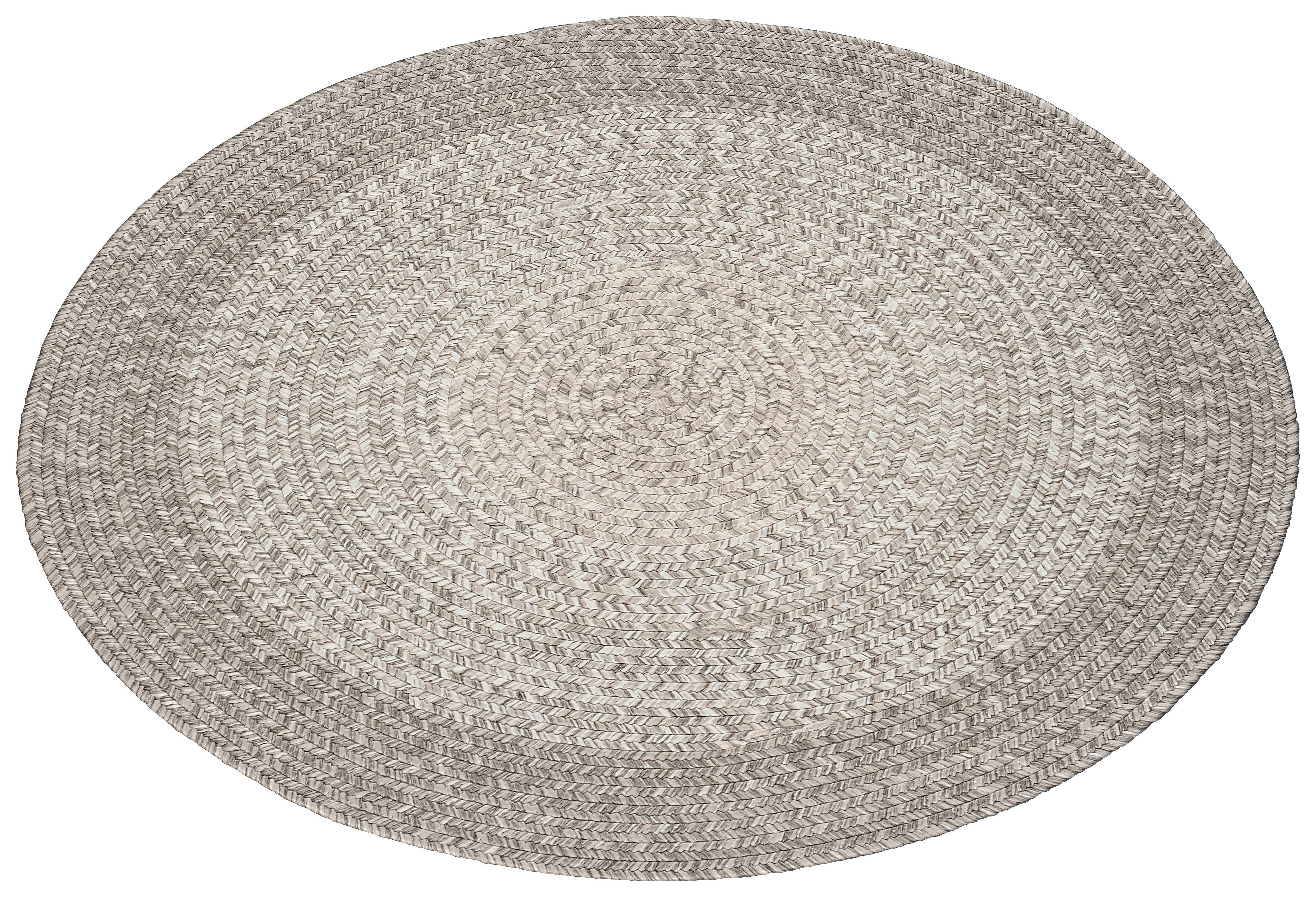 Flechtteppich Pudong hellgrau D: ca. 120 cm Pudong - hellgrau (120,00cm)