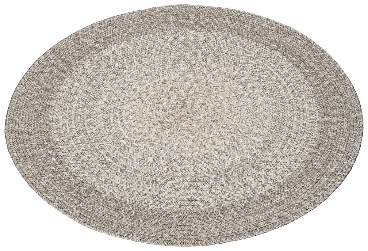 Flechtteppich Pudong hellgrau D: ca. 120 cm Pudong - hellgrau (120,00cm)
