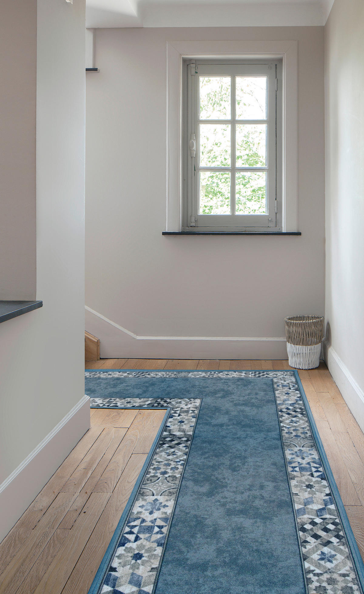 Läufer Murcia blau B: ca. 100 cm pro Meter Murcia - blau (100,00cm)