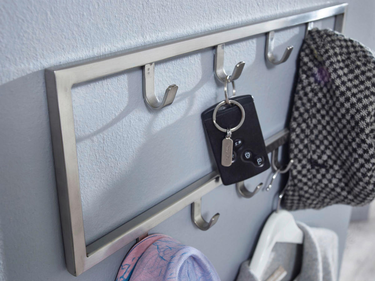 Garderobe B/H/T: ca. 50x20x4 cm Garderobe - (50,00/20,00/4,00cm) - Wohnling
