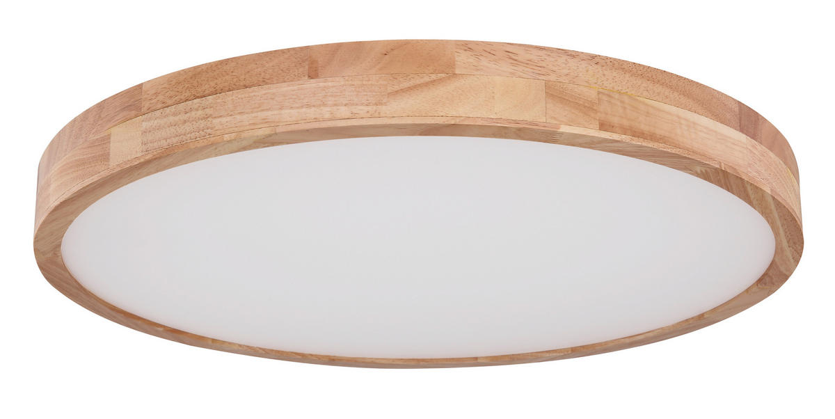 GLOBO Deckenleuchte braun Holz Metall H/D: ca. 11x60 cm 1 Brennstellen Rainer - braun (60,00/11,00cm) - GLOBO