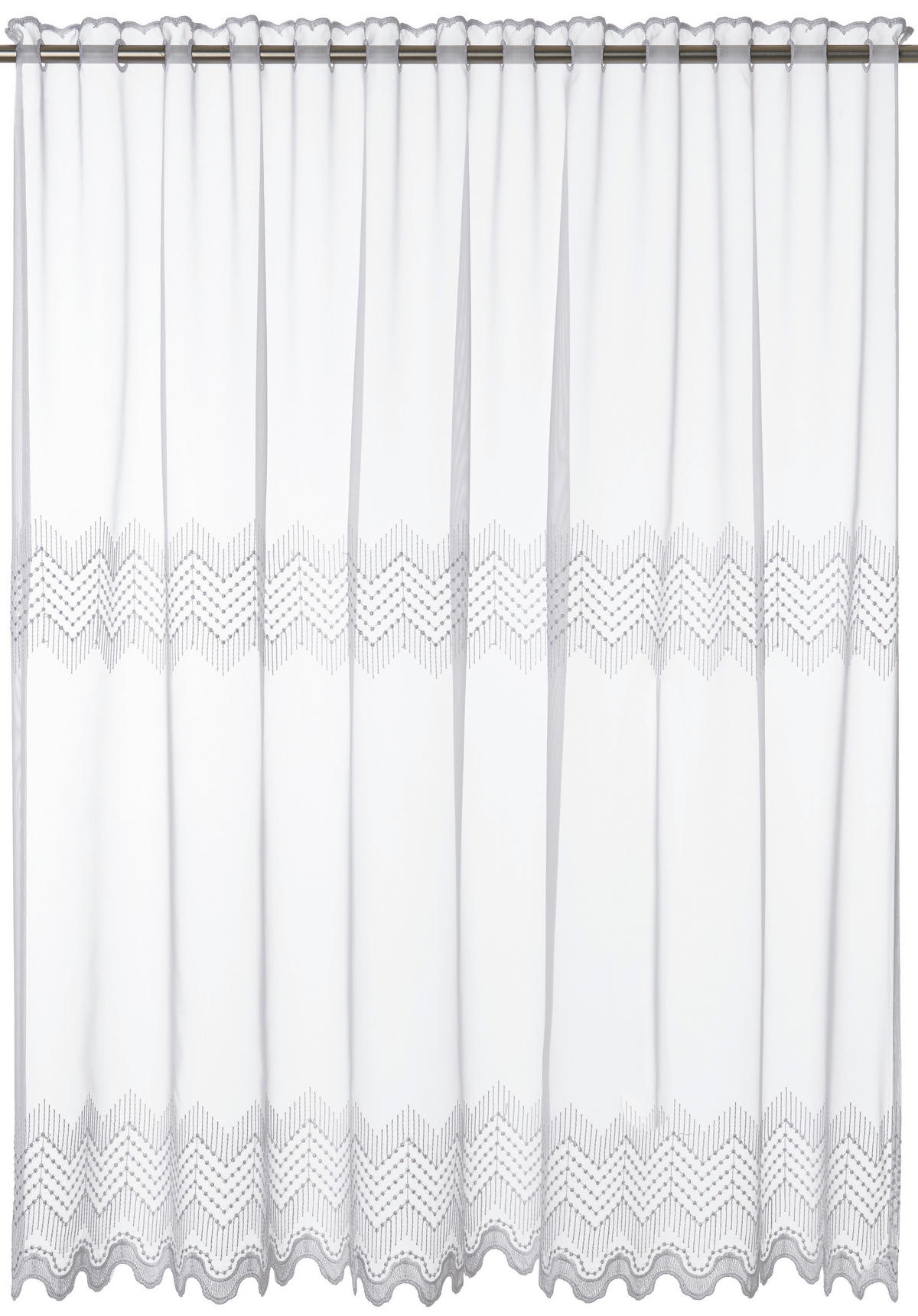 Scheibengardine Adal weiß B/L: ca. 140x110 cm Adal - weiß (140,00/110,00cm) - POCOline