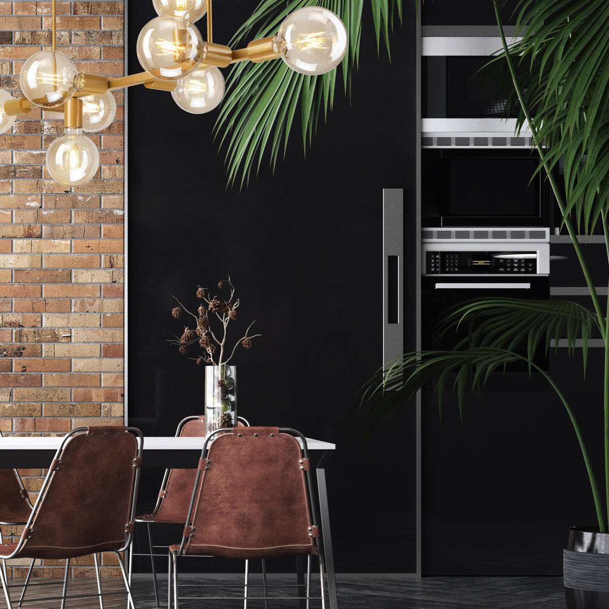 Lamkur Deckenleuchte gold Stahl B/H/L: ca. 93x39x93 cm E27 8 Brennstellen ASTRID - gold (93,00/93,00/39,00cm) - Lamkur