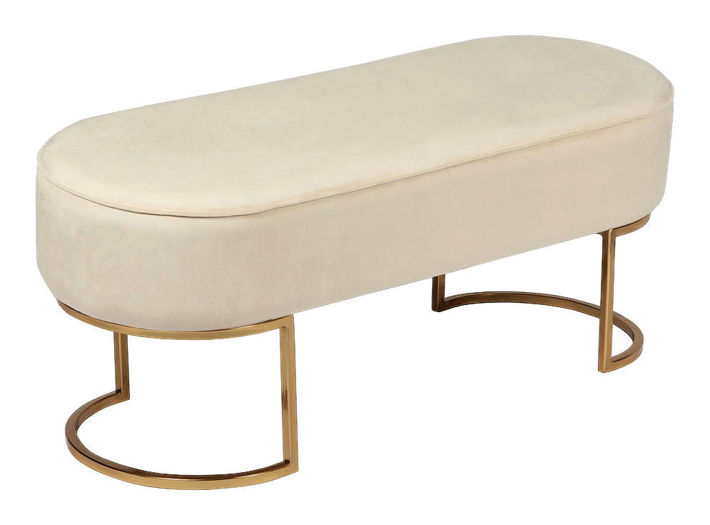 Sitzbank Pera 201 creme B/H/T: ca. 105x41x40 cm Pera 201 - gold/creme (105,00/41,00/40,00cm) - 360 Living
