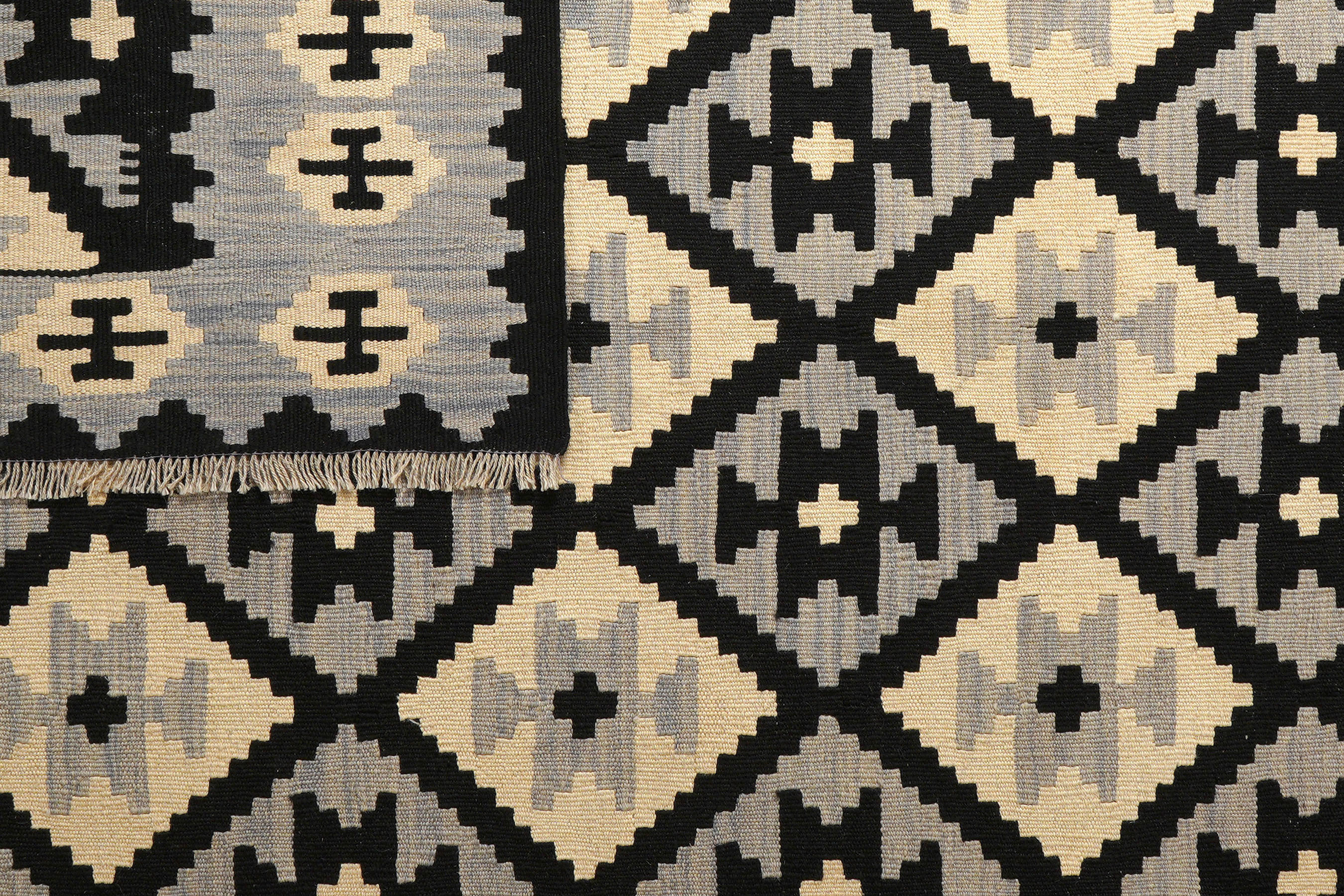 Thumbnail - PersaTepp Teppich Kelim Gashgai grau B/H/L: ca. 173x1x240 cm