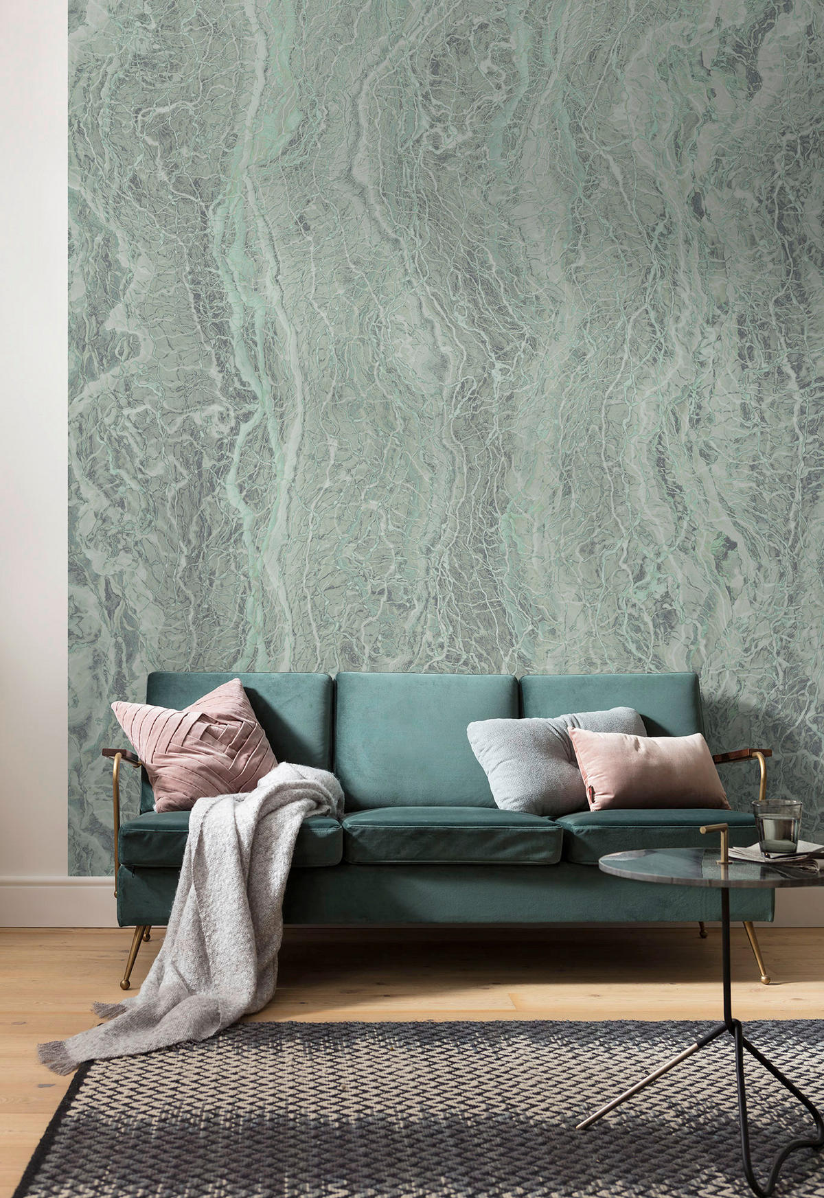 Komar Fototapete Marble Mint B/L: ca. 200x280 cm Marble Mint - (200,00/280,00cm) - Komar