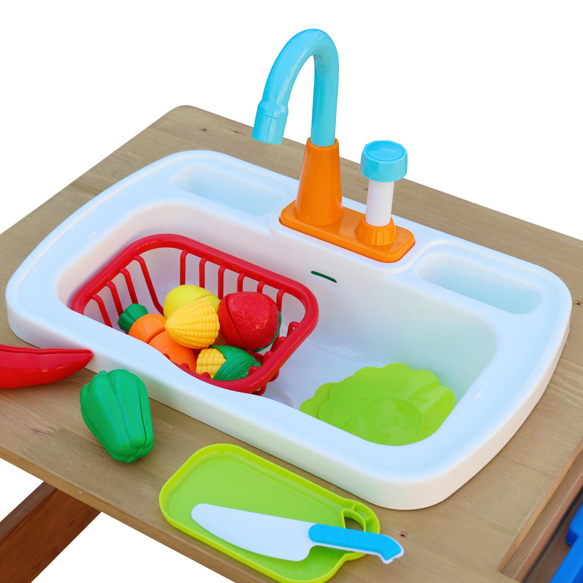 AXI Kinder-Picknicktisch Emily braun B/H/L: ca. 97x50x95 cm Emily - braun (95,00/97,00/50,00cm) - AXI