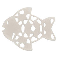 Anti-Rutschfiguren grau Kunststoff Anti-Rutsch-Figur_Fisch_6erSet s/gr - grau (11,00/13,00cm) - Acus