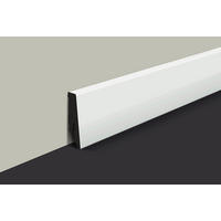 Sockelleiste L/B/H: ca. 240x1,8x5,8 cm pro Stück Sockelleiste 58mm wasserfest weiß - weiß (240,00/1,80/5,80cm)