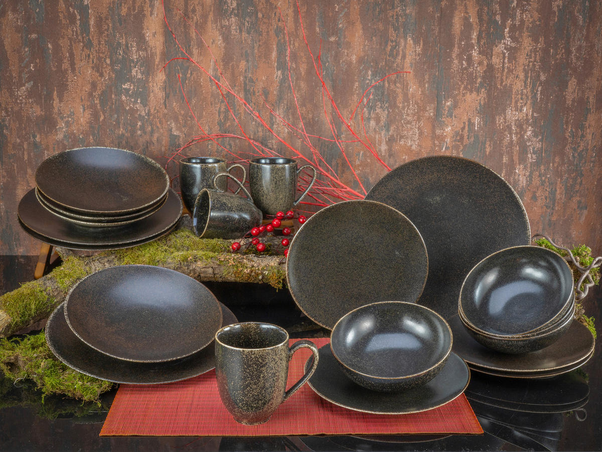 CreaTable Kombiservice RUSTY RUSTY - dunkelgrau - CreaTable