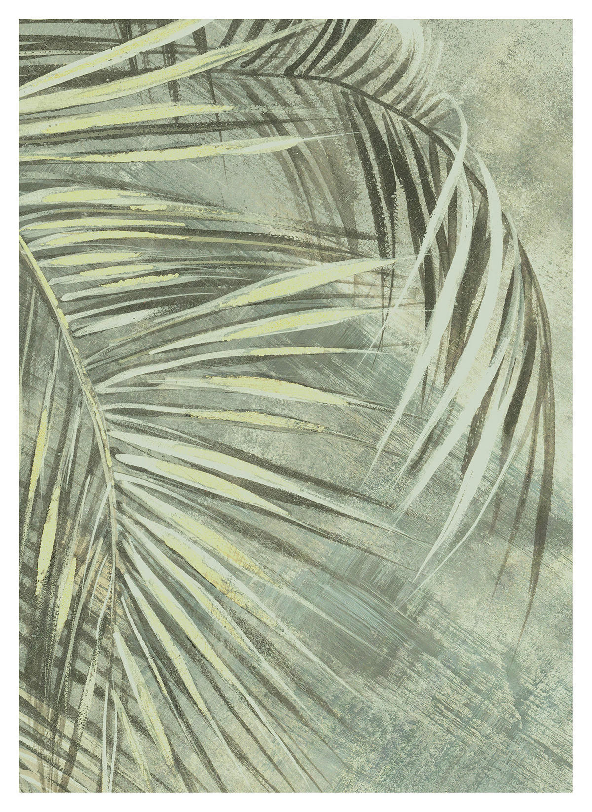 Komar Poster La Réunion Palmen B/L: ca. 50x70 cm La Réunion - (50,00/70,00cm) - Komar