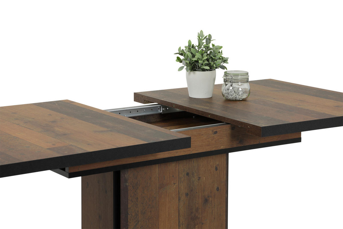 Essgruppe Luise II grau Microfaser B/H/T: ca. 160x76x80 cm Luise II - grau (160,00/76,00/80,00cm) - Hela