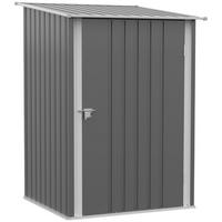 Outsunny Gerätehaus grau B/H/L: ca. 103x160x100 cm Gerätehaus - grau (100,00/103,00/160,00cm) - Outsunny