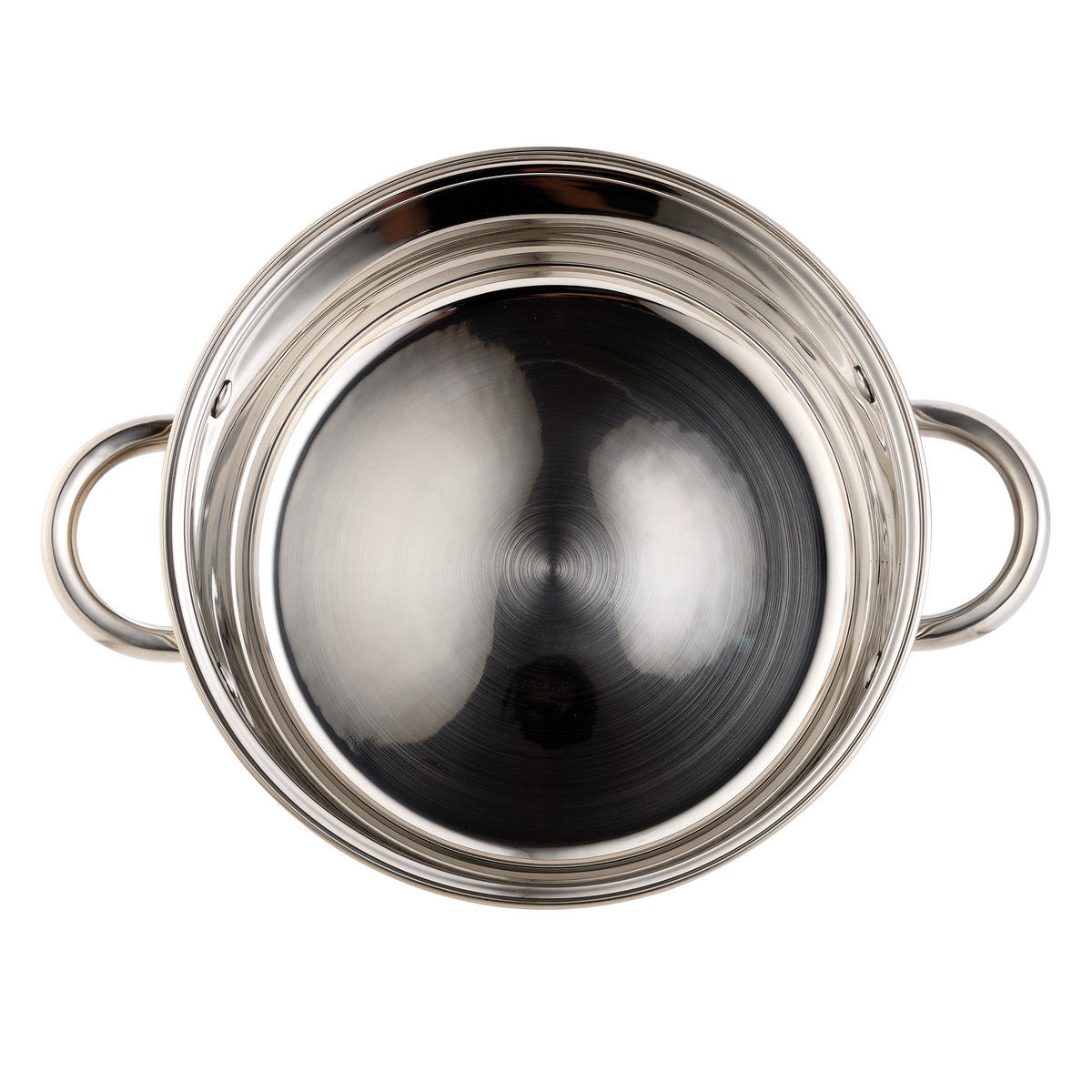 SAN IGNACIO Kochgeschirrset CASSEL silber Edelstahl 12 tlg. CASSEL - silber (47,50/28,00/19,00cm) - SAN IGNACIO