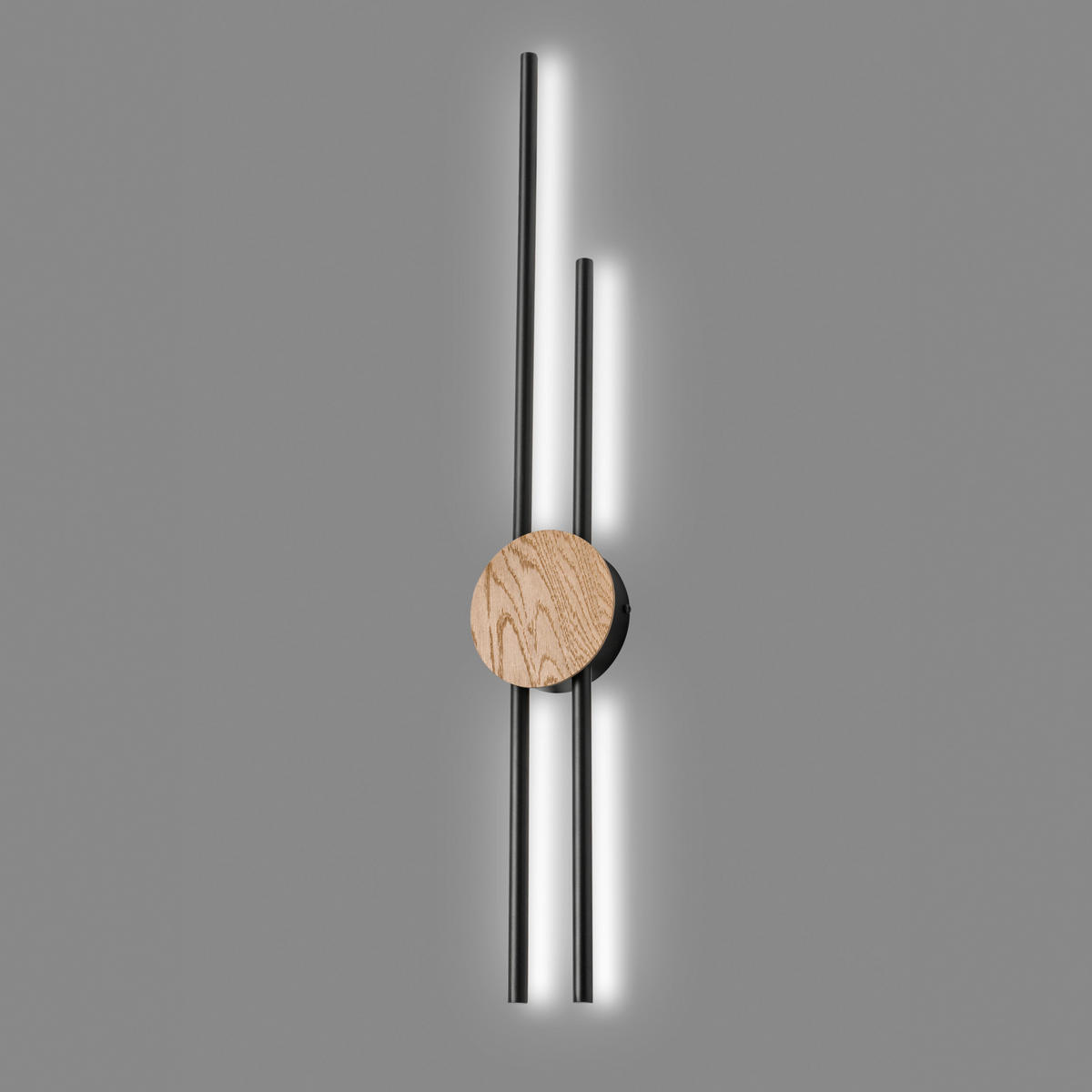 Lamkur LED-Wandleuchte Chrom PVC Stahl B/H/L: ca. 12x80x12 cm Longo - Chrom (12,00/12,00/80,00cm) - Lamkur