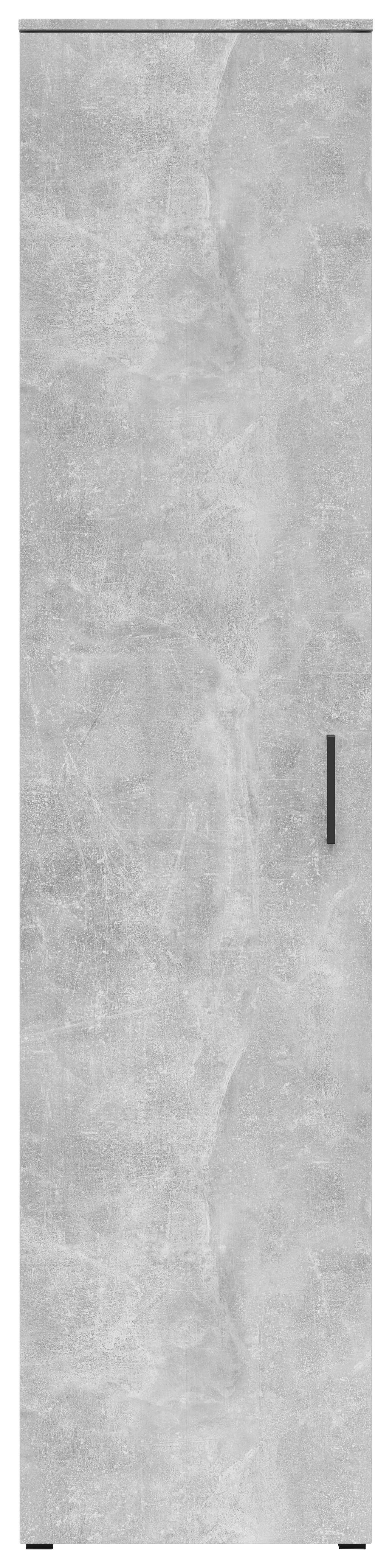 Schrank Multi-Stauraum Typ 20 Beton Optik B/H/T: ca. 45x195x40 cm Multi-Stauraum Typ 20 - Beton (45,00/195,00/40,00cm)