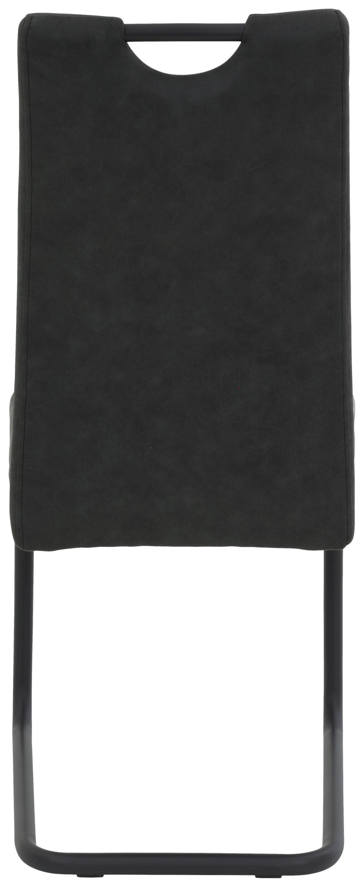 Schwingstuhl Dunja anthrazit Vintage Microfaser B/H/T: ca. 43x98x58 cm Dunja - schwarz/anthrazit (43,00/98,00/58,00cm)