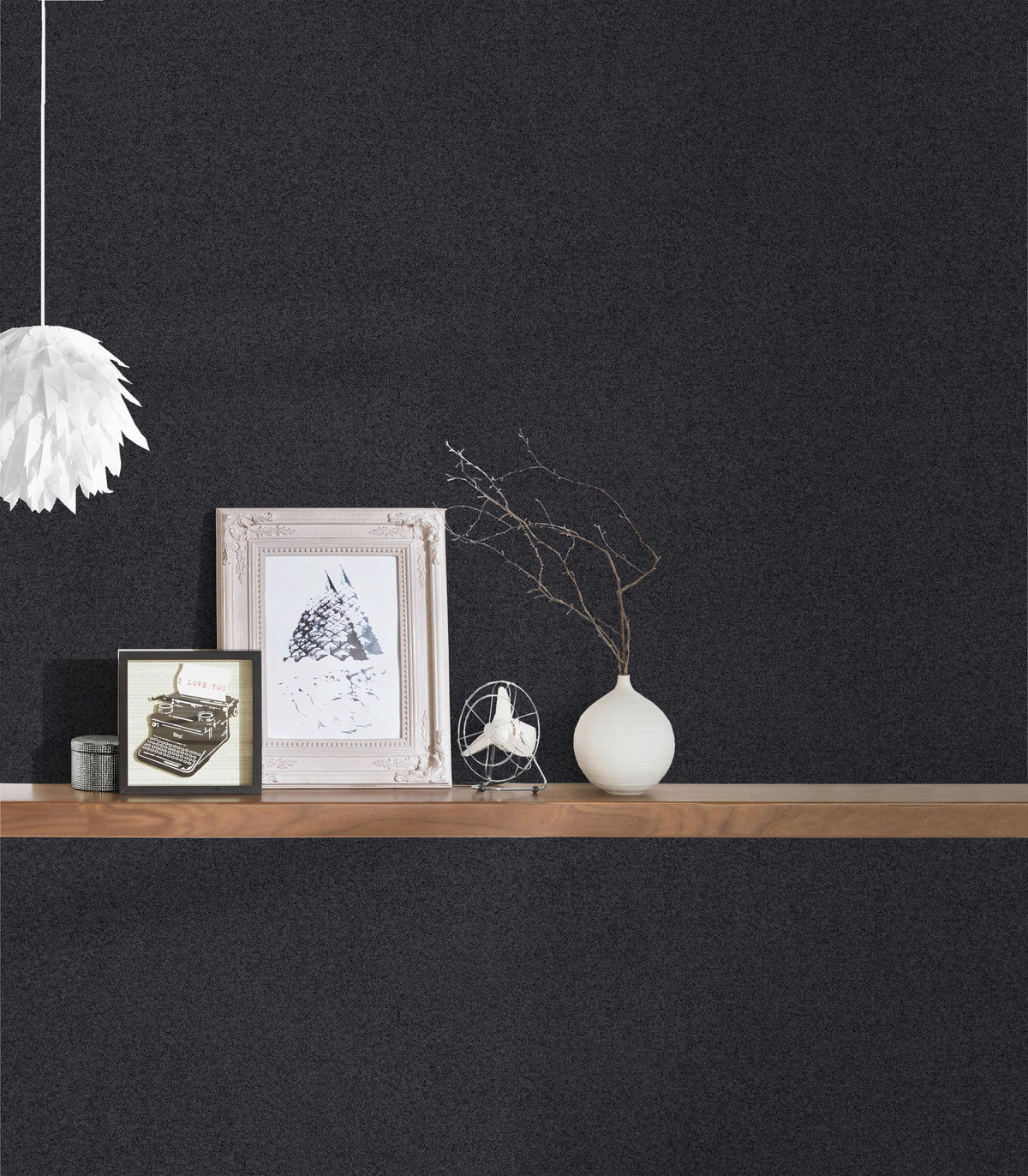 A.S.Creation Vliestapete New Elegance Uni schwarz B/L: ca. 53x1005 cm New Elegance - schwarz (53,00/1005,00cm) - A.S.Creation