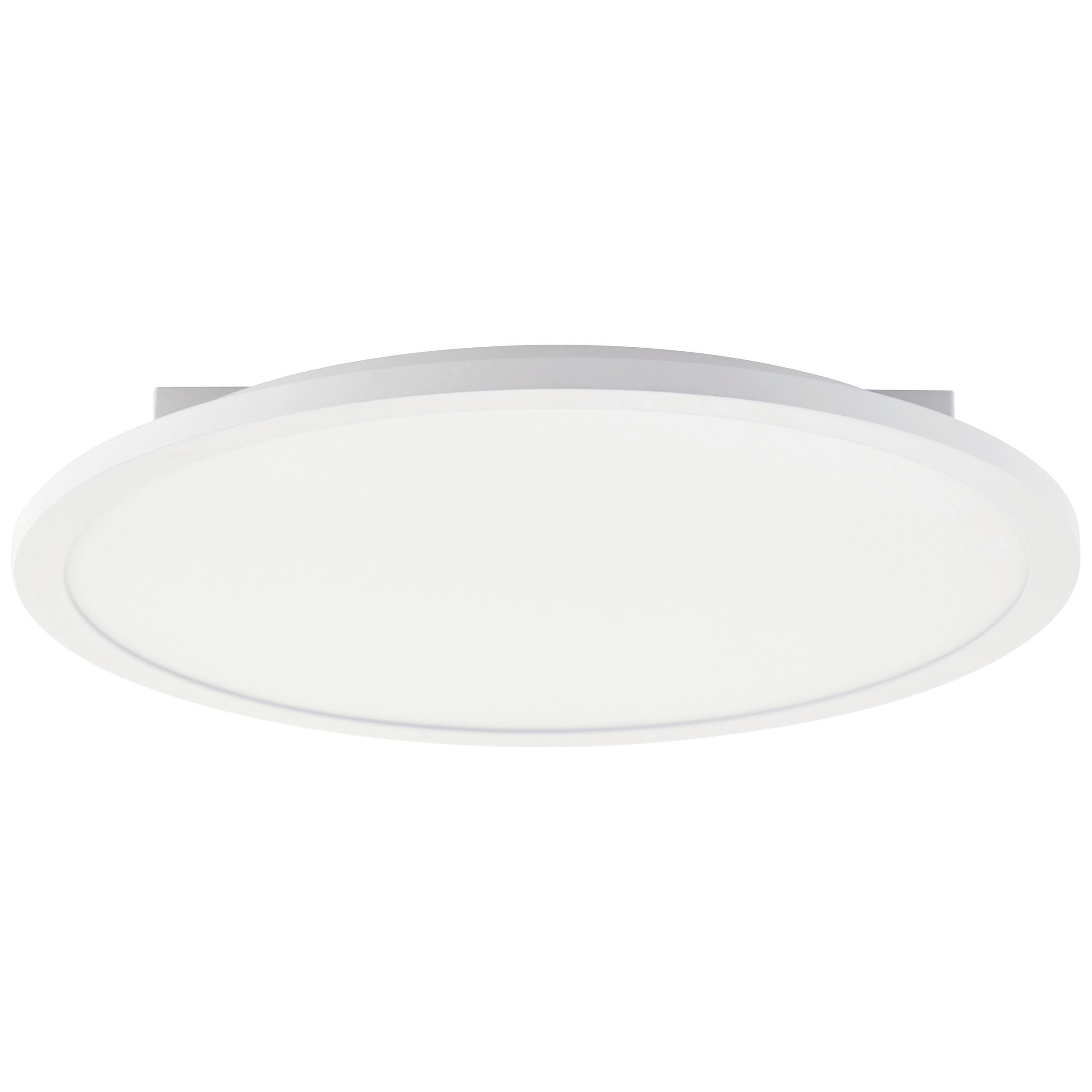 Brilliant LED-Deckenleuchte weiß Metall Kunststoff B/H/L: ca. 43,5x7,5x44 cm Briston - weiß (44,00/43,50/7,50cm) - Brilliant