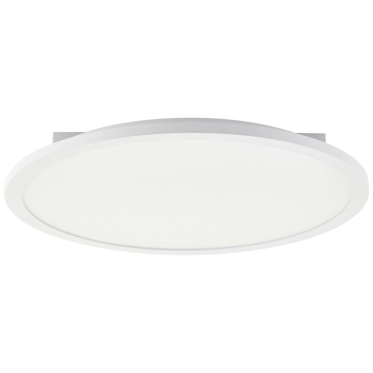 Brilliant LED-Deckenleuchte weiß Metall Kunststoff B/H/L: ca. 43,5x7,5x44 cm Briston - weiß (44,00/43,50/7,50cm) - Brilliant