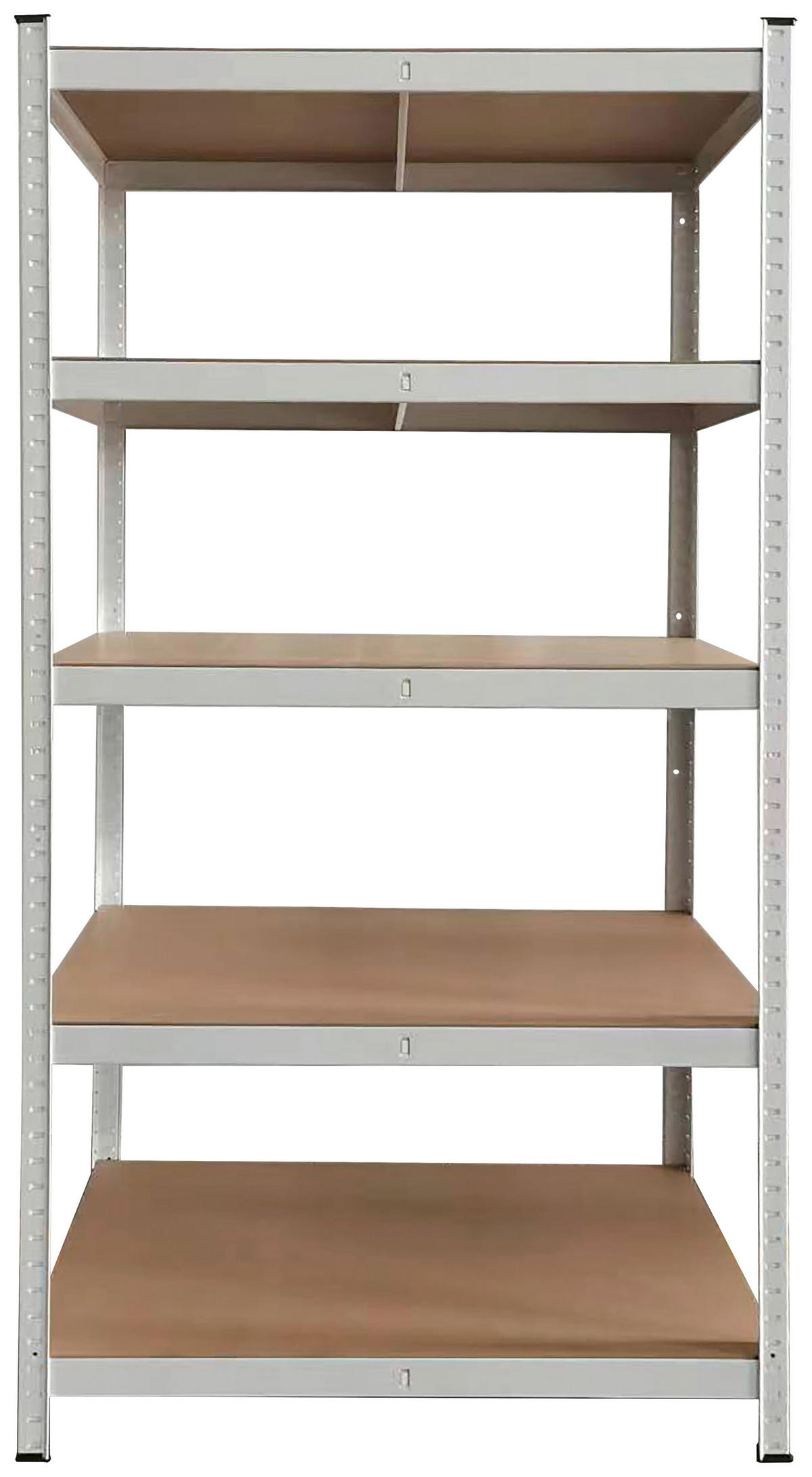 Schwerlaststeckregal weiß B/H/T: ca. 90x180x60 cm Schwerlaststeckregal 180x90x60cm W - weiß (90,00/180,00/60,00cm)