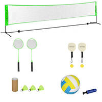 SPORTNOW Badminton-Set bunt Polyethylen B/H/L: ca. 103x155x510 cm Badminton-Set - bunt (510,00/103,00/155,00cm) - SPORTNOW