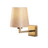 Opviq Wandleuchte Profil gold creme Metall Stoff B/H/T/L/D: ca. 24x30x24x18x18 cm E27 1 Brennstellen Profil - gold/creme (18,00/24,00/30,00cm) - Opviq