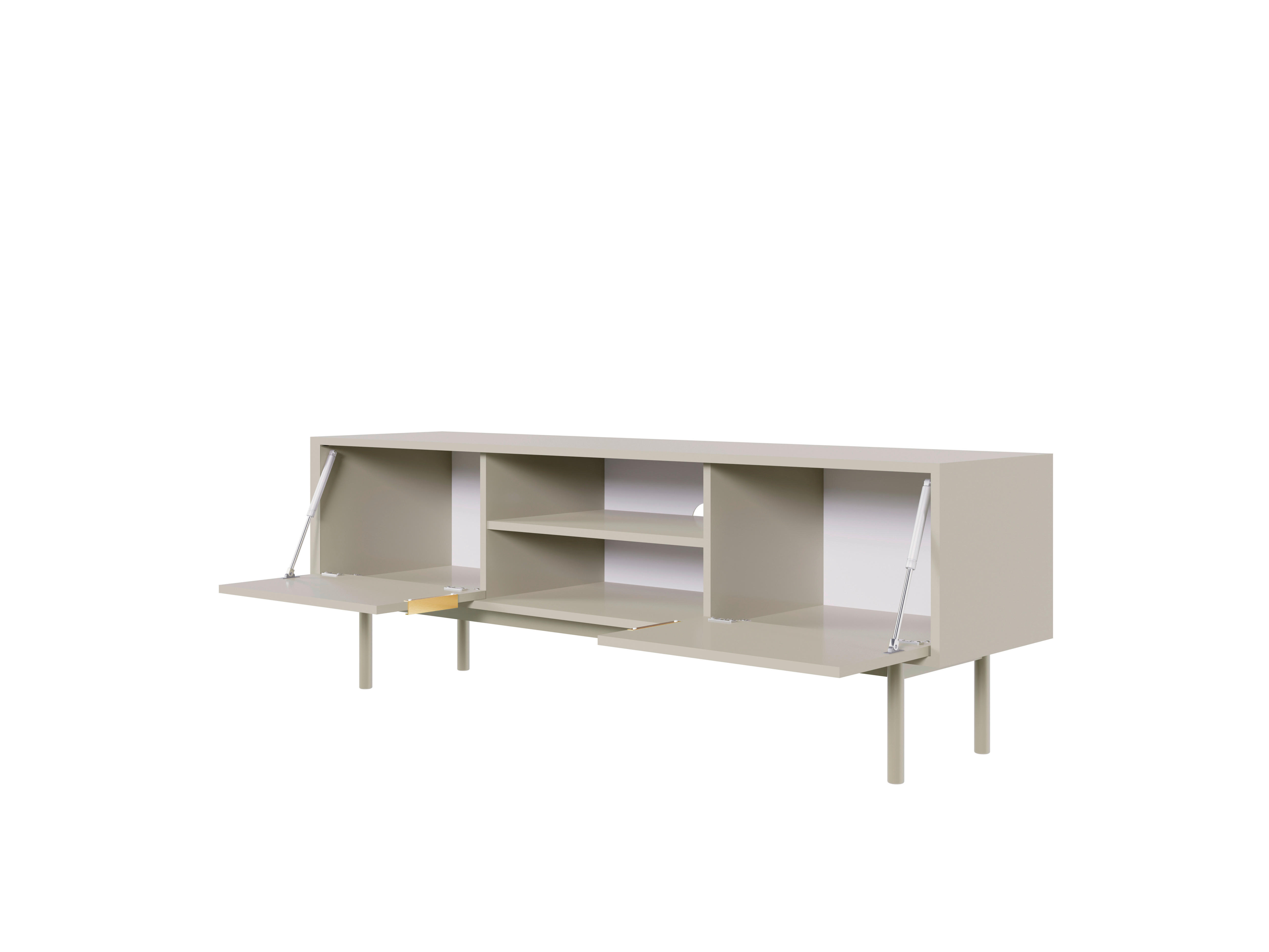TV-Lowboard VIVA Cashmere B/H/T: ca. 154x53,5x39 cm VIVA - Cashmere (154,00/53,50/39,00cm) - WIPMEB