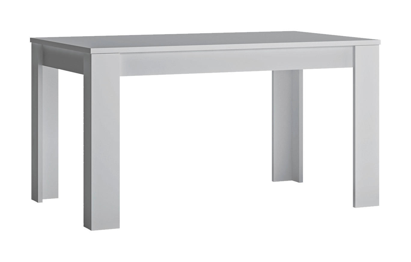 Esstisch Fribo Alpinweiß lackiert B/H/T: ca. 140x77x85 cm Fribo - Alpinweiß (140,00/77,00/85,00cm)