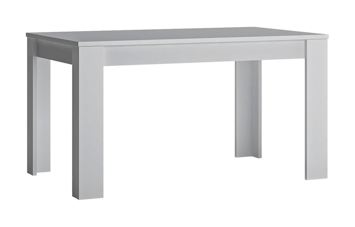 Esstisch Fribo Alpinweiß lackiert B/H/T: ca. 140x77x85 cm Fribo - Alpinweiß (140,00/77,00/85,00cm)